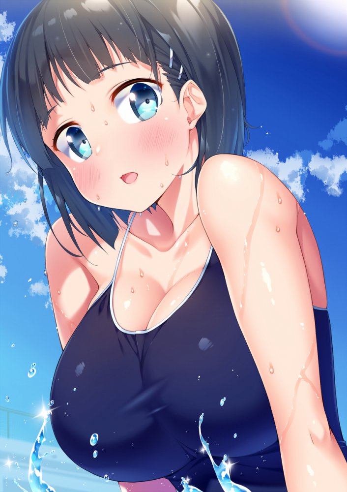 スク水の虹画像を貼ると幸せになれるスレ